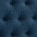 Tête de lit CorLiving Calera Diamond capitonnée en tissu à panneaux arqués - 2 places