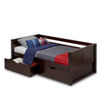 Camaflexi Panel Headboard - Twin Size Day Bed with Drawers