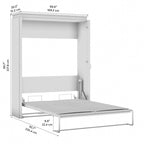 Lit escamotable Orion 67W Queen de Bestar