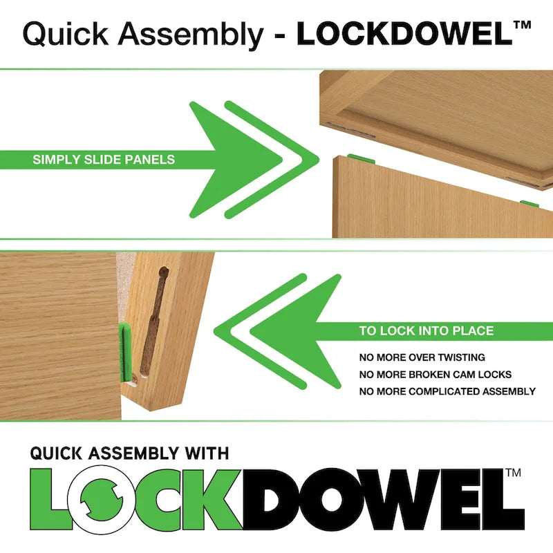 Bureau de direction Jefferson avec alimentation