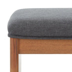 Banc à étagère ouverte SAFAVIEH Marilla avec coussin - 51 cm (L) x 38 cm (P) x 46 cm (H)