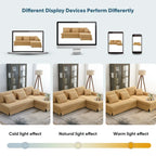 [VIDÉO fournie][Nouveau] Canapé d'angle moderne en velours côtelé 87*61 avec méridienne réversible, canapé d'angle rembourré 4 places pour intérieur, Co