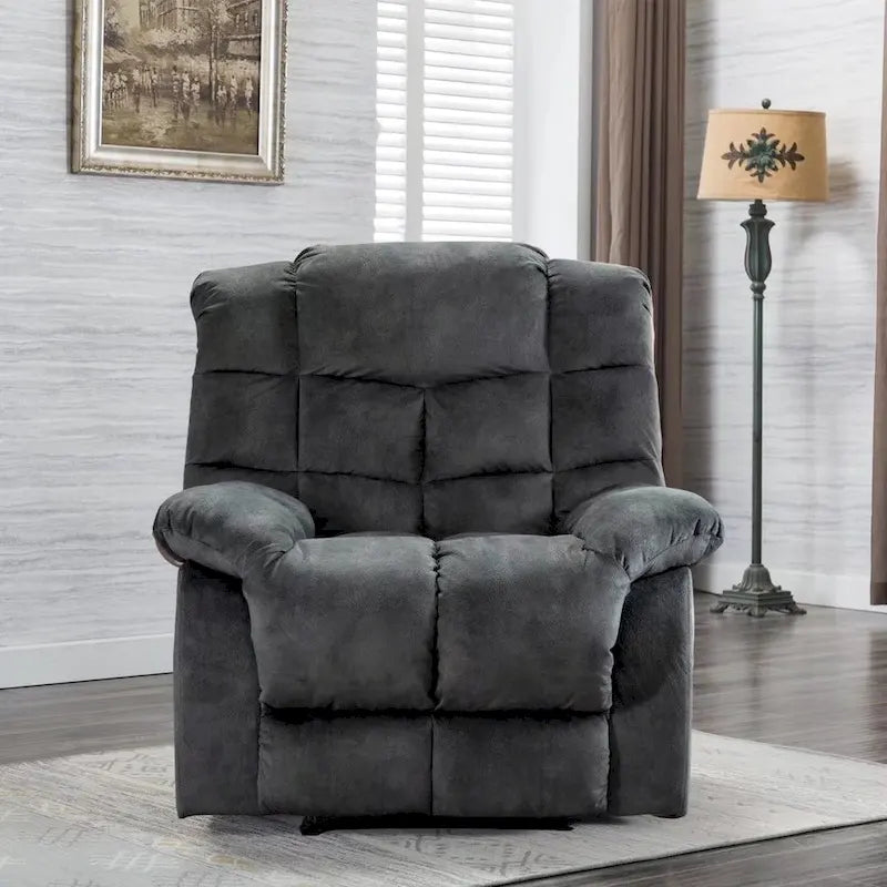 Manual Ergonomic Overstuffed Recliner Chair