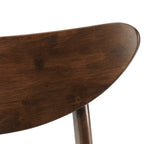 Ensemble de 2 chaises de salle à manger en bois Crosley Landon avec assise rembourrée - 84,5 cm (H) x 50,2 cm (L) x 50,2 cm (P)