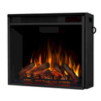 Meuble TV électrique Calie 67 avec cheminée intégrée, blanc, par Real Flame