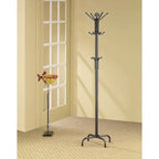 Porch &amp; Den Merlin Porte-manteau en métal noir