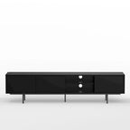 Meuble TV bas Glenwillow Home Atlas 78 x 20, style moderne du milieu du siècle