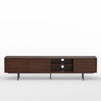 Meuble TV bas Glenwillow Home Atlas 78 x 20, style moderne du milieu du siècle