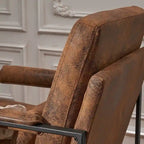 Fauteuil de loisirs moderne à cadre en fer simple