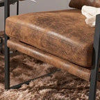 Fauteuil de loisirs moderne à cadre en fer simple