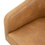 Chaise piédestal SAFAVIEH Couture Tela - 70 cm L x 75 cm P x 81 cm H - 27 cm L x 30 cm P x 32 cm H