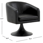 Chaise piédestal SAFAVIEH Couture Tela - 70 cm L x 75 cm P x 81 cm H - 27 cm L x 30 cm P x 32 cm H