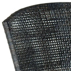 Chaises de salle à manger noires SAFAVIEH Iroda (lot de 2) - 44,5 x 55,4 x 84,6 cm - 45,7 x 55,9 x 83,6 cm (L x P x H)