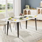 Grande table à manger de 70,8 pouces pour 6 à 8 personnes