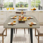 Grande table à manger de 70,8 pouces pour 6 à 8 personnes