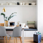 Ensemble de 2 chaises de salle à manger en plastique imitation bois pour événements, cuisine, bureau, jardin, terrasse, café