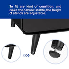 Table de chevet moderne en acier avec 3 tiroirs pour salon, chambre à coucher