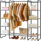 Armoire-penderie portable - 15,36 cm (P) x 49,2 cm (L) x 62,99 cm (H)