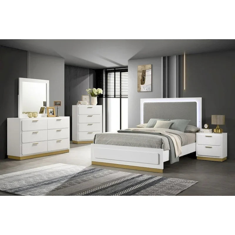 Sophia 5-piece Upholstered Bedroom Set