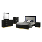 Ensemble de chambre à coucher rembourré Sophia 5 pièces