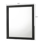 Ensemble de chambre à coucher Pedro 3 pièces en velours noir capitonné