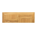 Commode de style campagnard en bois massif avec tiroir pour chambre à coucher