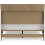 Tête de lit Cielden à panneaux bruns avec 2 tables de chevet, une création Signature Design by Ashley