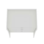 Ensemble commode et table de chevet 3 pièces Manhattan Comfort Coney de style moderne du milieu du siècle