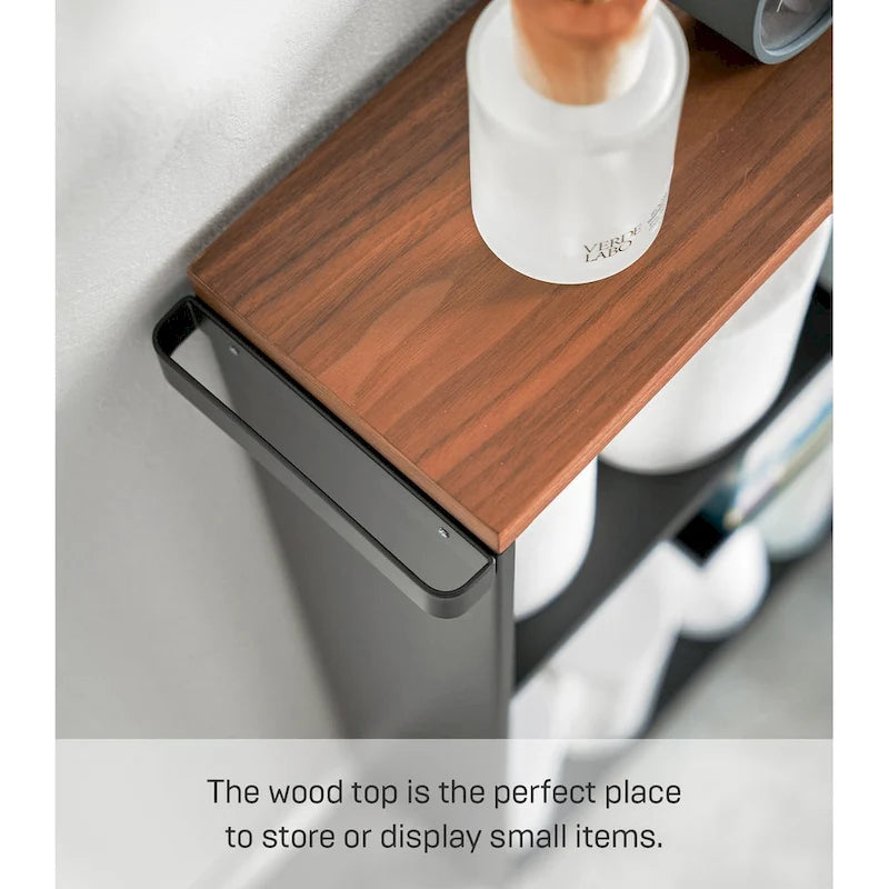 Chariot de rangement à roulettes Yamazaki Home, en acier, montage minimal - L 47,5 x l 13 x H 68,5 cm