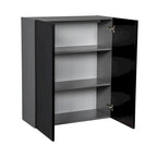 Armoire murale 36 x 36 - Double porte - Grise - 36 x 36 x 12