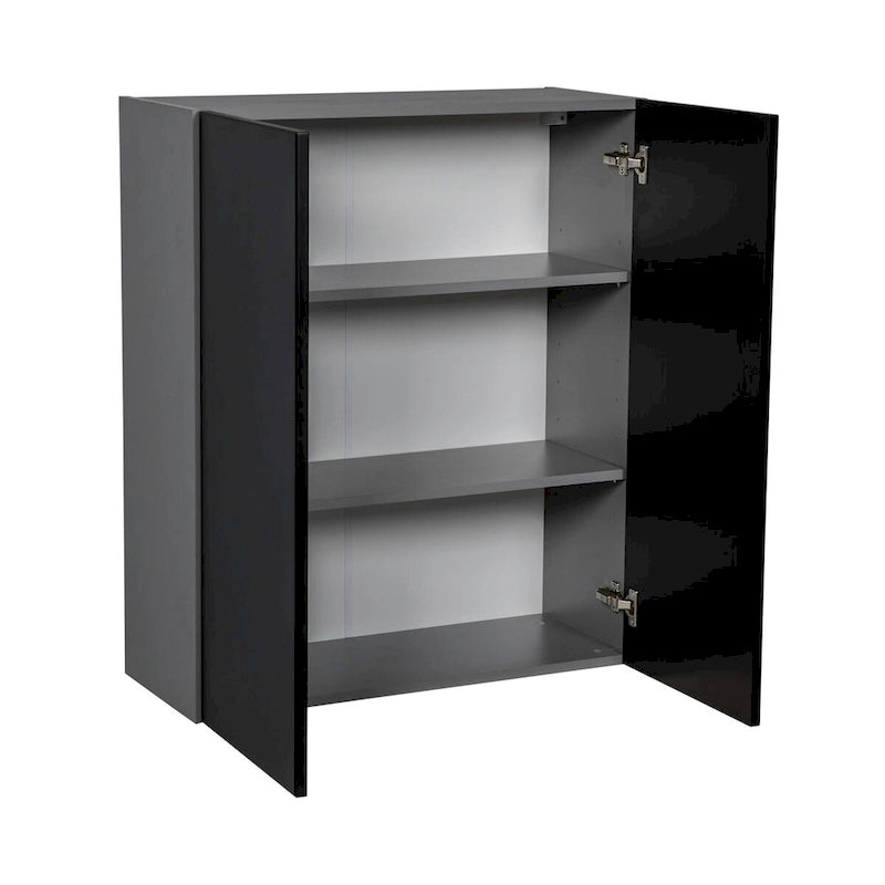 Armoire murale 36 x 36 - Double porte - Grise - 36 x 36 x 12