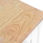 Îlot de cuisine à roulettes, meuble de rangement, plateau en bois massif