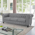 Canapé Chesterfield Emery, confort luxueux pour salons chaleureux, canapé moderne du milieu du siècle, élégance et sérénité, canapé 3 places
