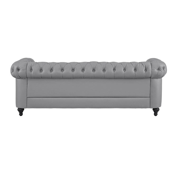Canapé Chesterfield Emery, confort luxueux pour salons chaleureux, canapé moderne du milieu du siècle, élégance et sérénité, canapé 3 places