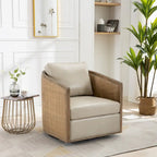 Swivel Barrel Accent Chair