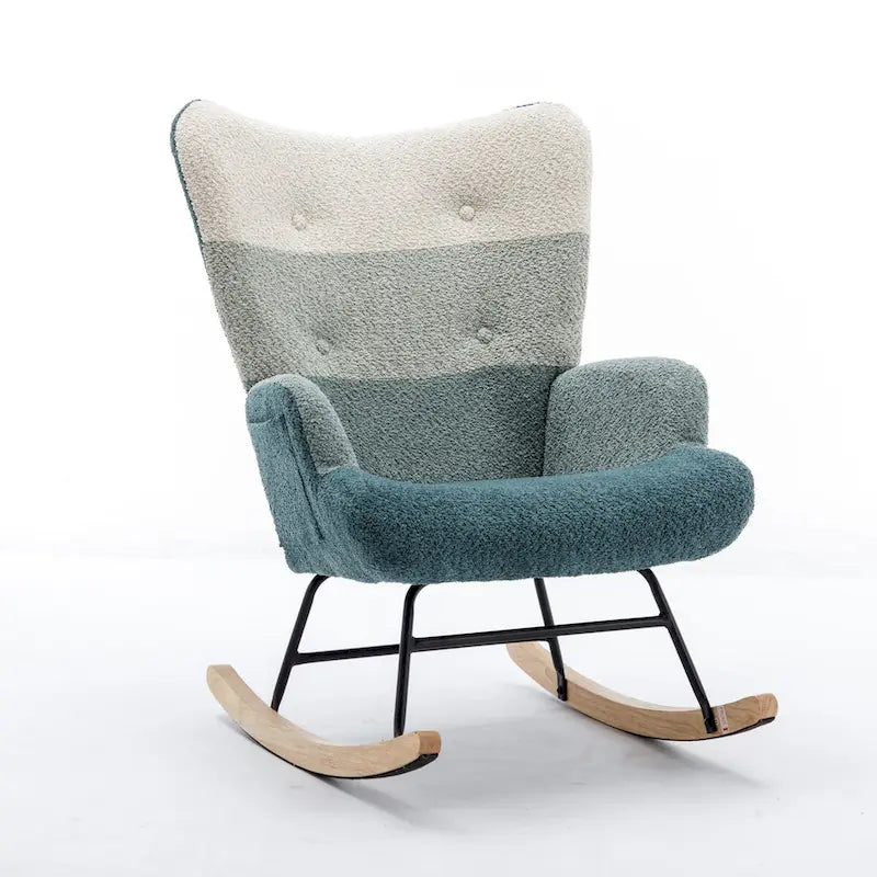 Fauteuil d'appoint patchwork moderne pour salon, chambre ou studio