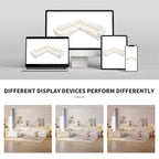 Canapé d'angle modulable en forme de L, ensemble canapé de sol, meubles rembourrés