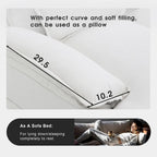 Canapé d'angle moderne en forme de U 110 x 55 cm avec coussins lombaires, canapé symétrique rembourré 6 places