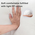 Canapé d'angle moderne en forme de U 110 x 55 cm avec coussins lombaires, canapé symétrique rembourré 6 places