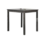 Ensemble de comptoir carré 5 pièces Best Master Furniture 36 x 36 style rustique