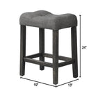 Ensemble de comptoir carré 5 pièces Best Master Furniture 36 x 36 style rustique