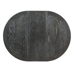 Table de salle à manger de style campagnard, table ronde extensible pour cuisine ou salle à manger