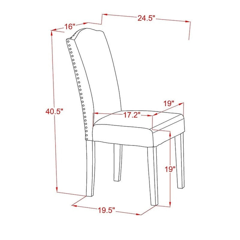 Ensemble de salle à manger 3 pièces East West Furniture : une table de cuisine rectangulaire et 2 chaises rembourrées en lin Limelight, chêne