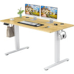 Electric Height Adjustable Standing Desk,Sit to Stand Ergonomic Computer Desk, 55 x 24