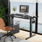 Bureau assis-debout électrique réglable en hauteur, bureau ergonomique pour ordinateur, 55 x 24