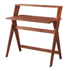 Bureau moderne du milieu du siècle à pieds en X de 95 cm