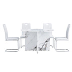 Ensemble de table à manger ronde 5 pièces