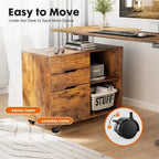 Classeur à 3 tiroirs - 31,3 cm (P) x 15,7 cm (L) x 24,4 cm (H)