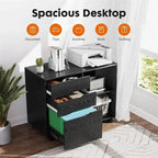 Classeur à 3 tiroirs - 31,3 cm (P) x 15,7 cm (L) x 24,4 cm (H)