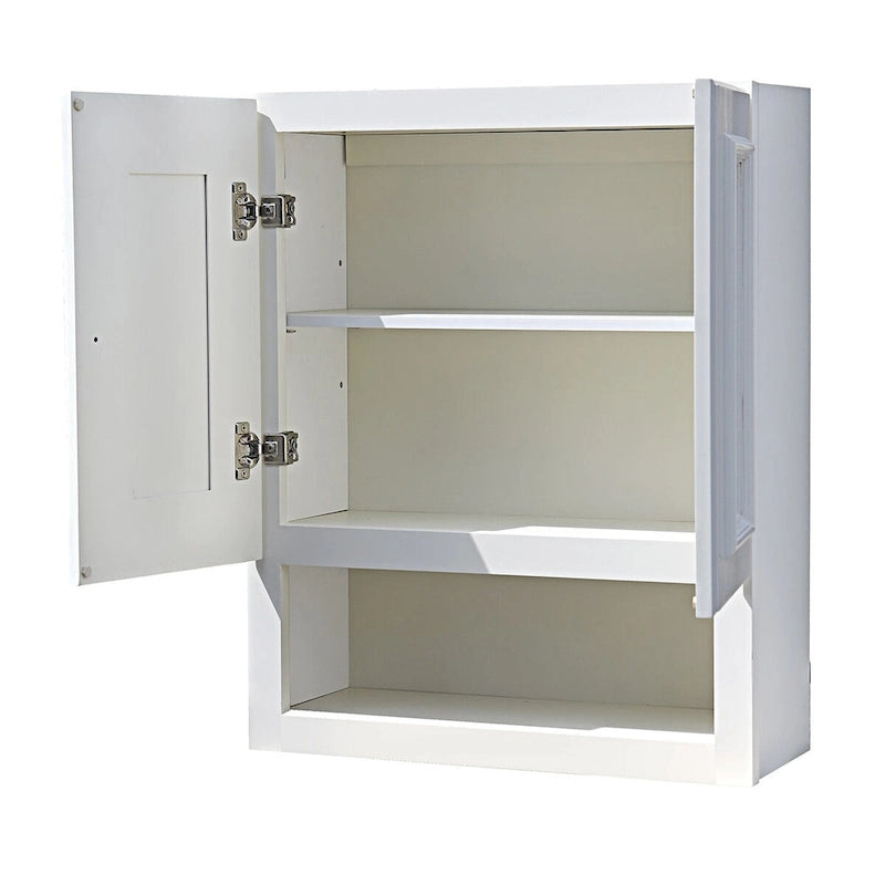 Armoire murale de salle de bain 2126 Blanc lin